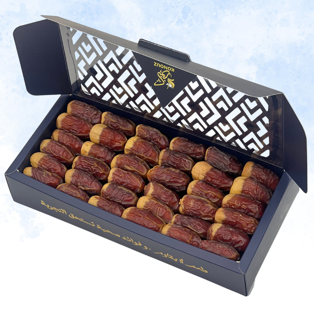 Sagai Royal dates in 1 KG elegant gift box – premium Saudi dates