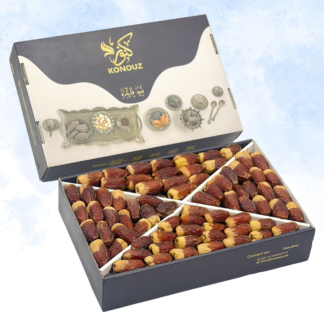 Large 3 KG Sagai Royal dates box – luxury Saudi dates perfect for sharing