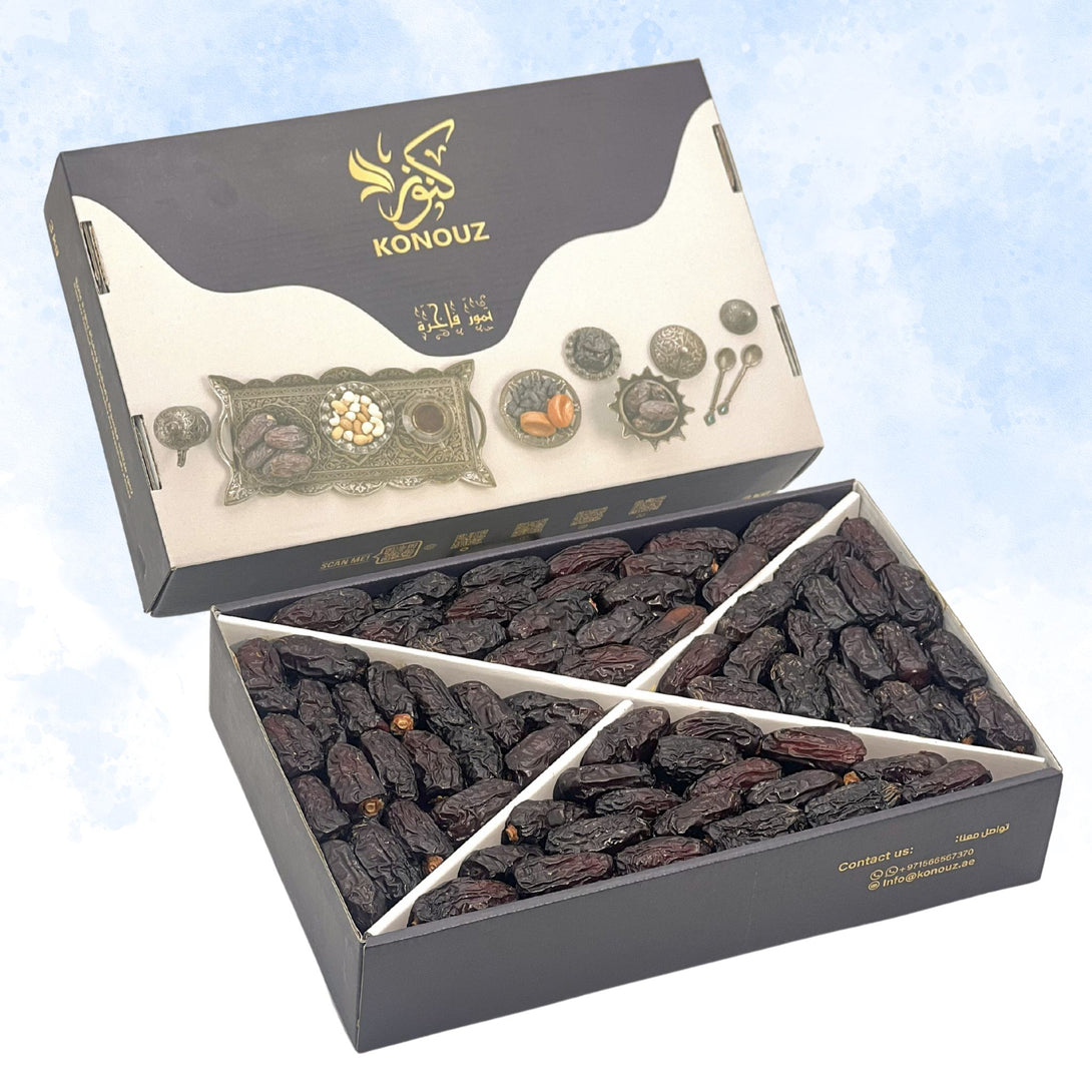 Large 3 KG Safawi dates box – luxury Saudi dates perfect for sharing