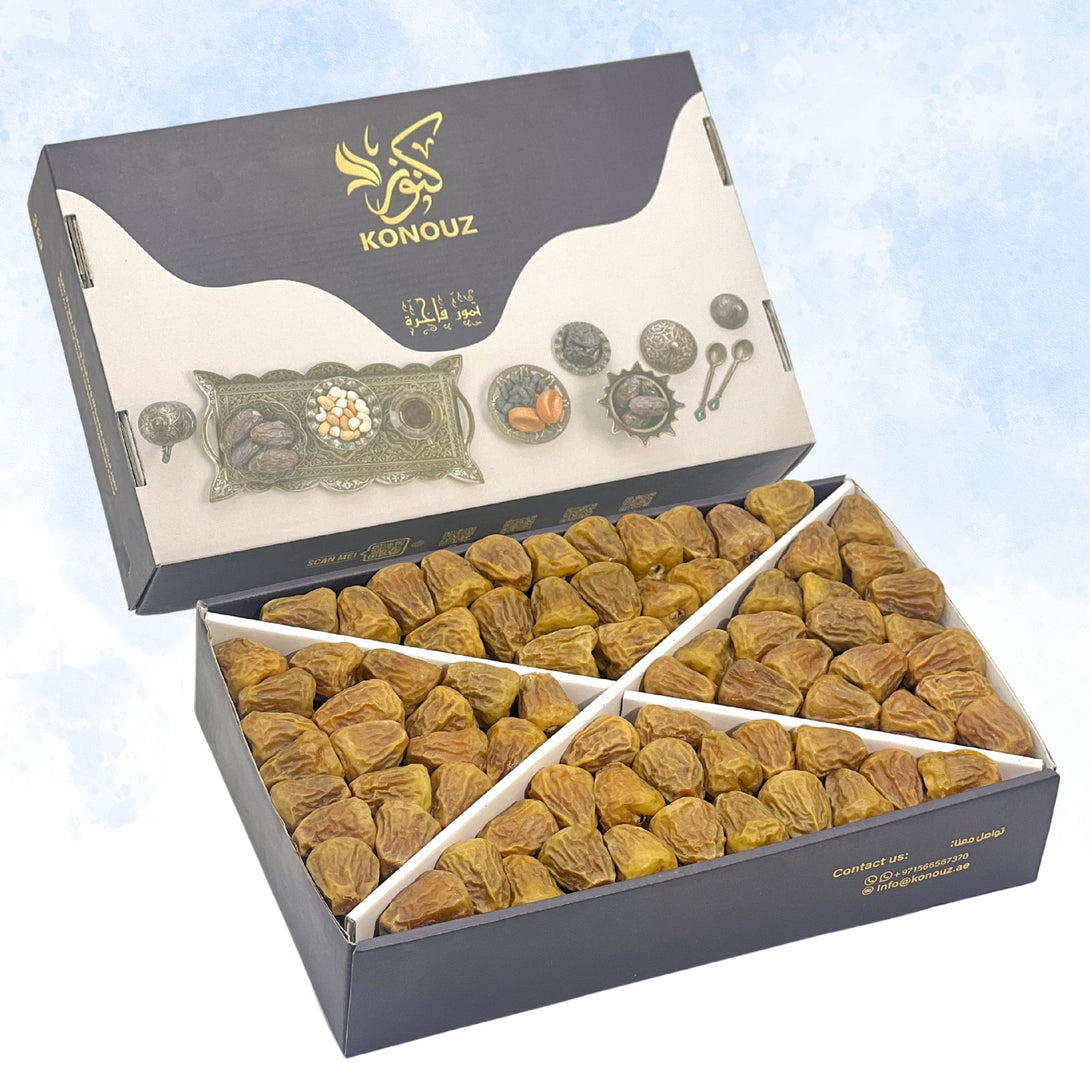 Large 3 KG Sukkari Hard dates box – luxury Saudi dates perfect for sharing