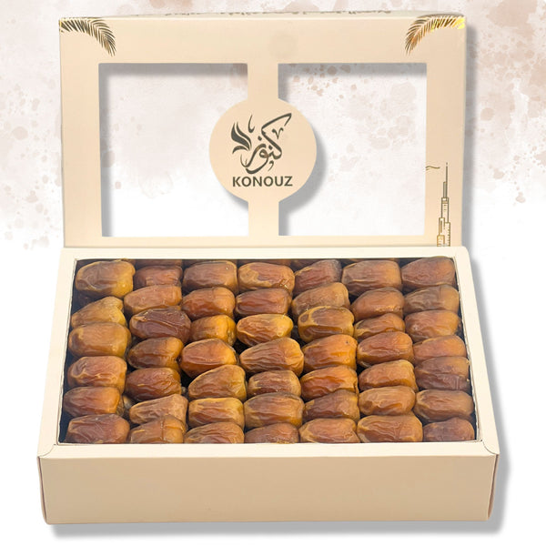 Organic Sukkari dates 2 KG in premium white box