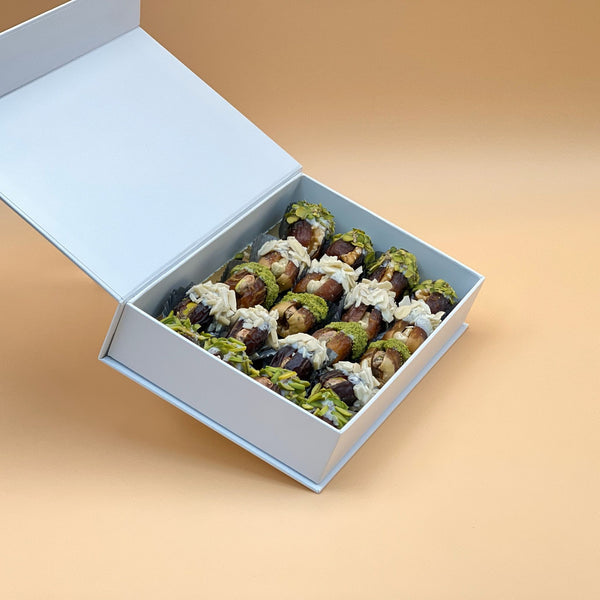 Chocolate nut dates box medium size