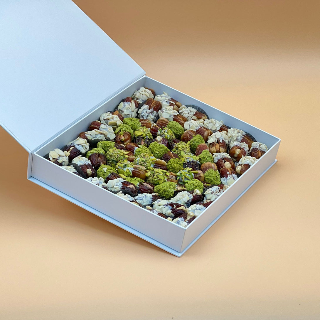 Chocolate nut dates box large size