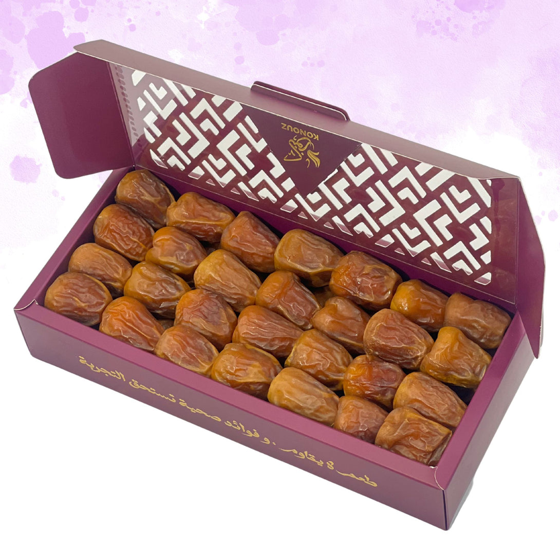 Sukkari Royal dates in 1 KG elegant gift box – premium Saudi dates