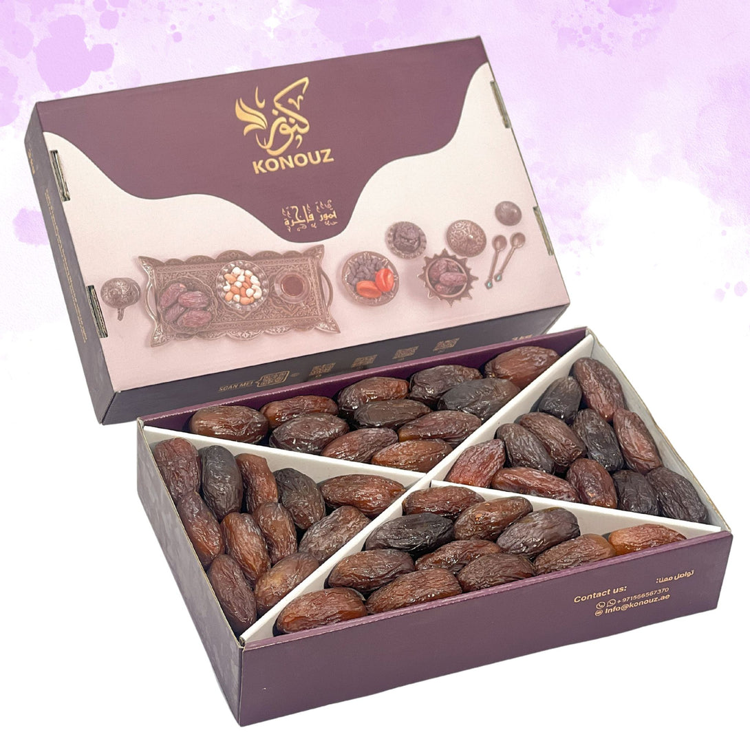 Large 3 KG Saudi Medjool dates box – luxury Saudi dates perfect for sharing