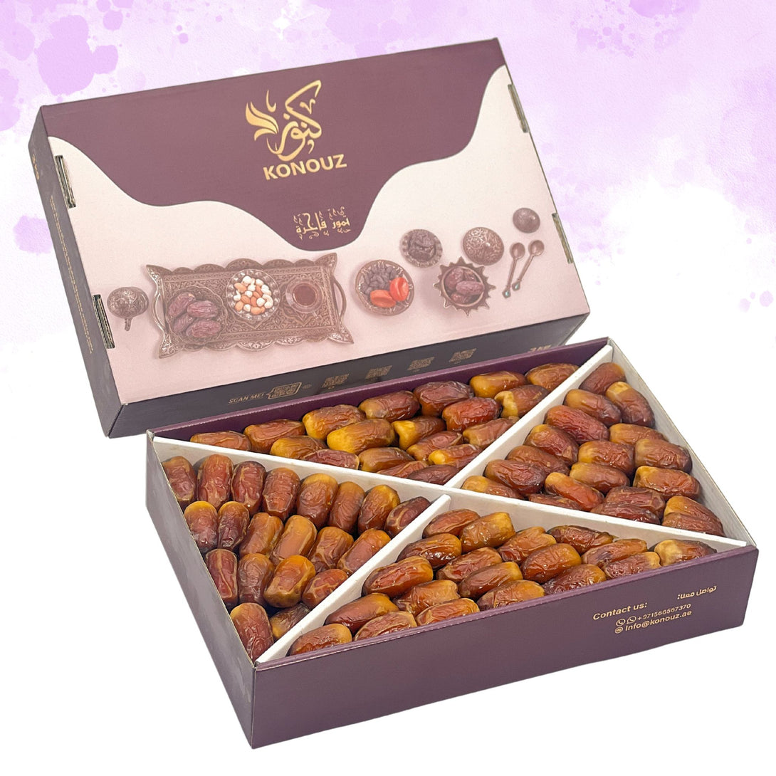 Large 3 KG Sagai Soft dates box – luxury Saudi dates perfect for sharing