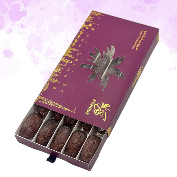 Saudi Medjool dates in small 0.5 KG premium box – high-quality Saudi dates