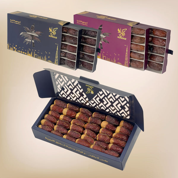 Medjool Lovers Collection with Saudi Medjool, Jordan Medjool, Sagai Royal