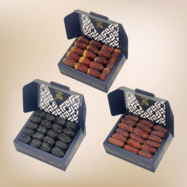 Classic Saudi Collection with Ajwa, Mabroum, Sagai Royal dates